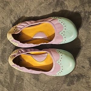 John Fluevog Arabella leather ballet flats, Size 8.5